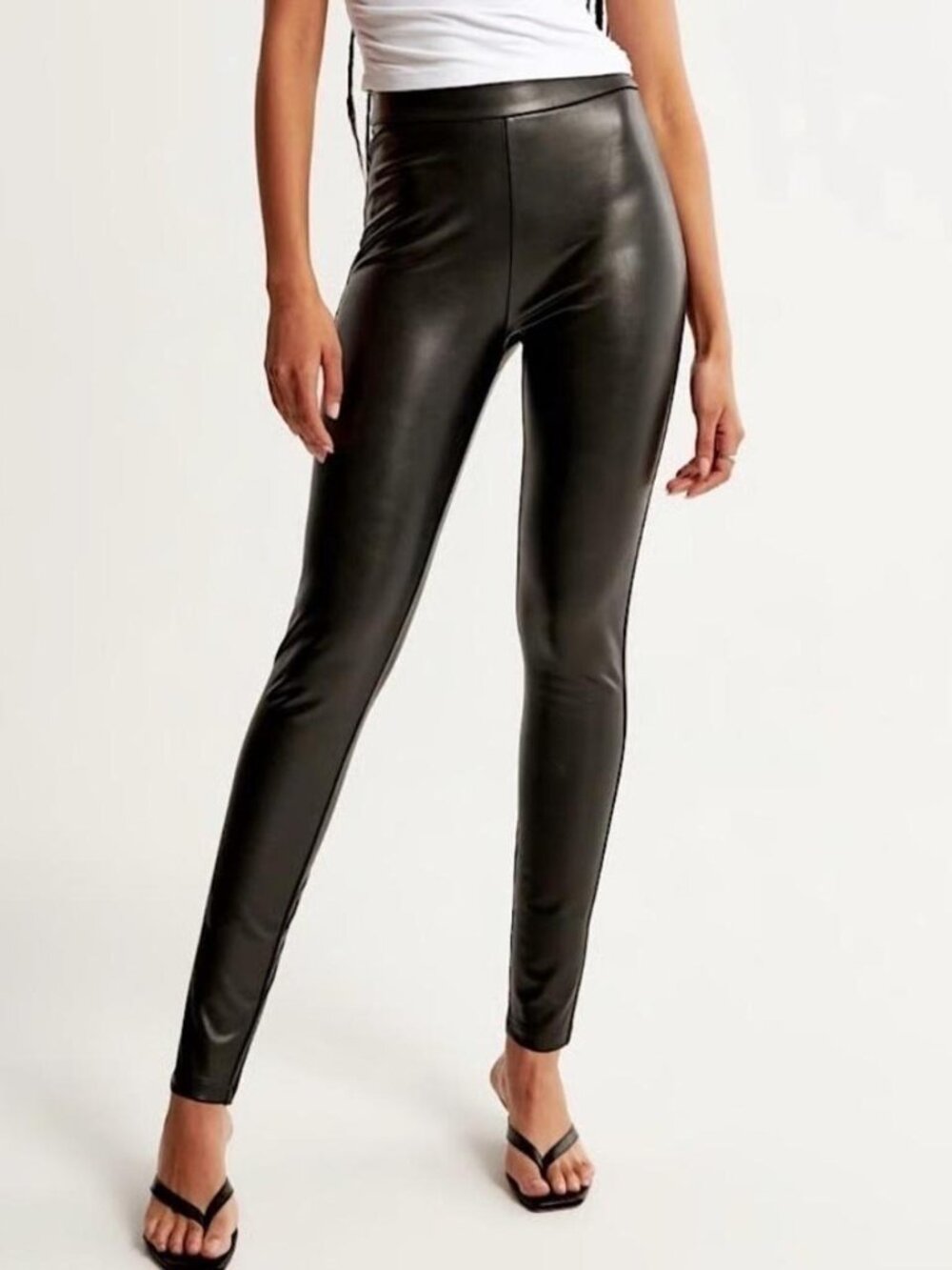 Abercrombie Vegan Leather Leggings